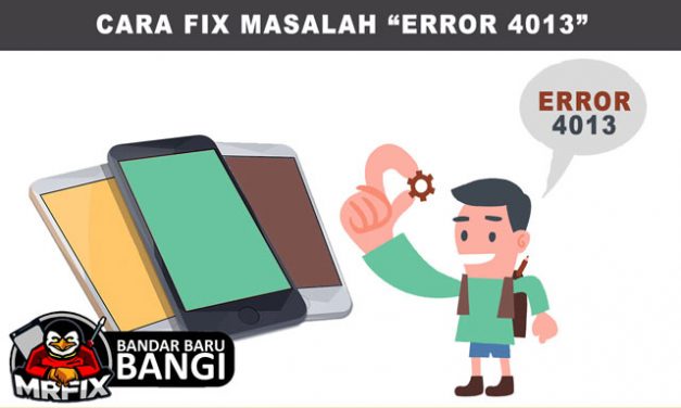 Cara Selesaikan Masalah iPhone “Error 4013”